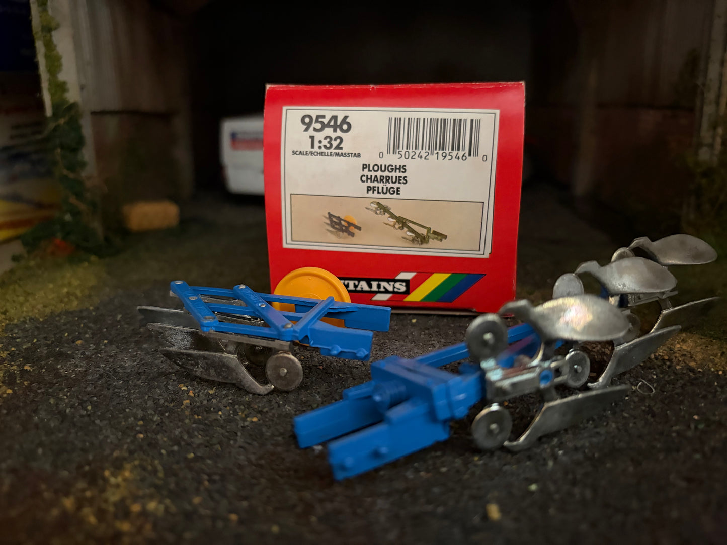 Vintage Britains Plough set 1:32 scale boxed 9546 obsolete