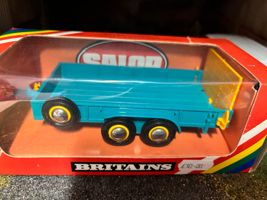 9533 Vintage Britains Salop Low Loader trailer 1:32 scale boxed obsolete