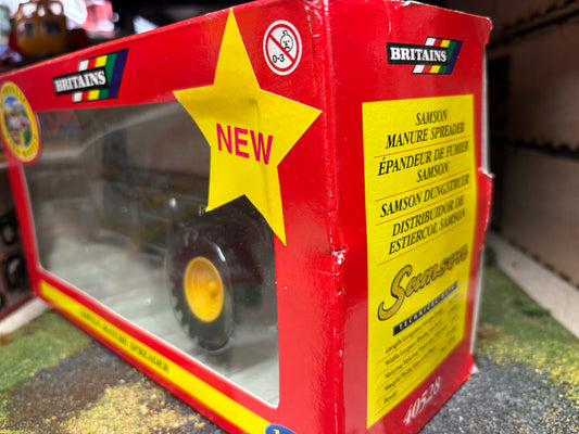 40528 Britains Samson Manure Spreader 1:32 BOXED obsolete