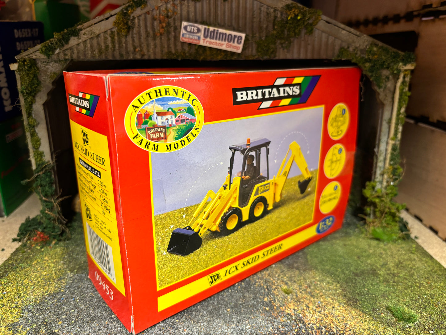 Britains JCB 1CX SKid Steer 1:32 scale boxed VINTAGE Obsolete 09453
