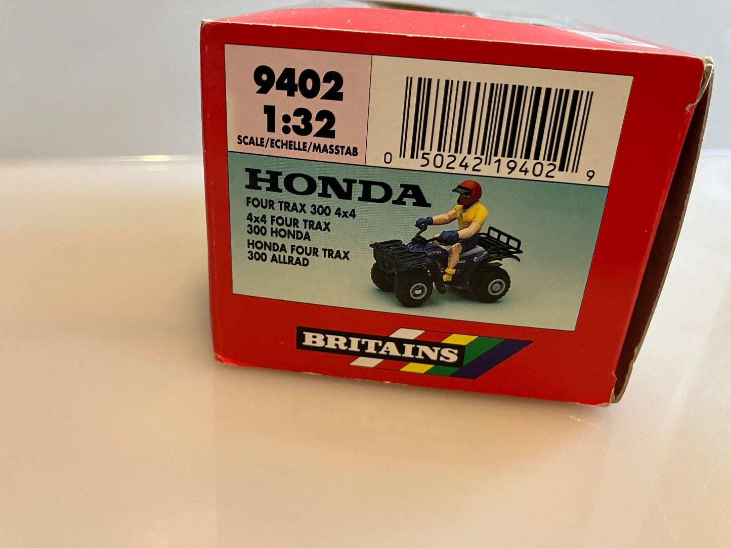9402 Vintage Britains Honda Four Trax quad bike 1:32 scale boxed Image 4