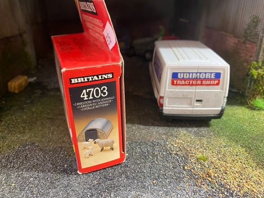 4703 Vintage Britains Animal Shelters set 1:32 scale