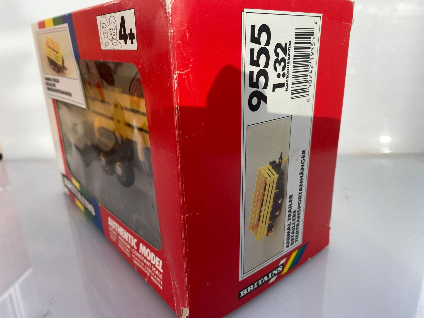 9555 Vintage Britains Animal Trailer transporter 1:32 scale boxed Image 3