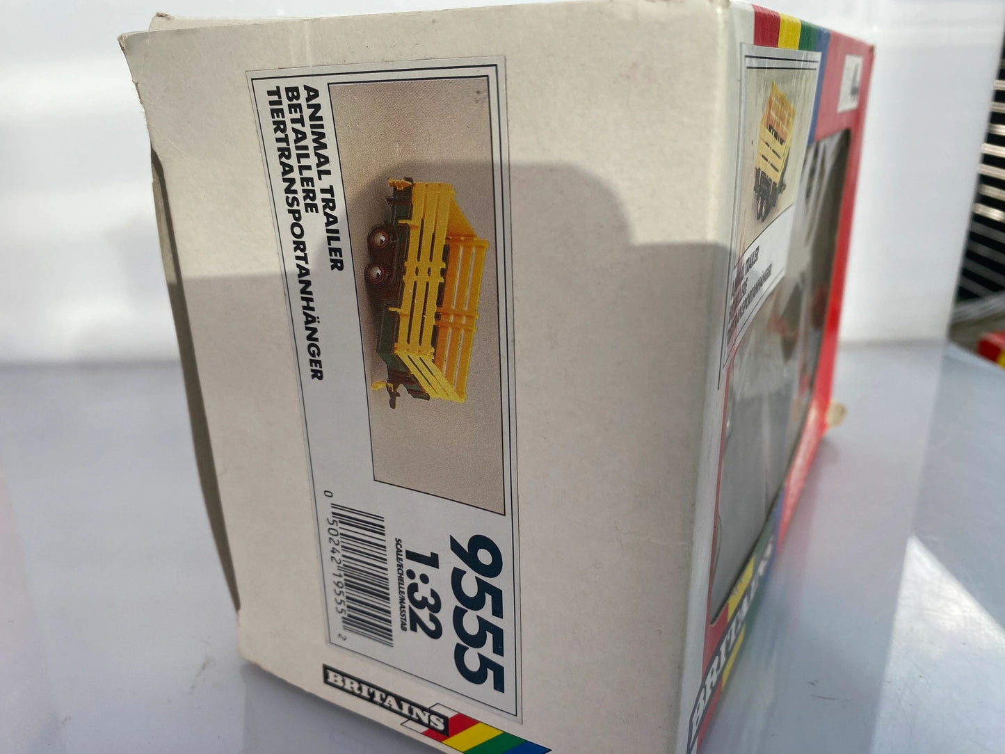 9555 Vintage Britains Animal Trailer transporter 1:32 scale boxed Image 4