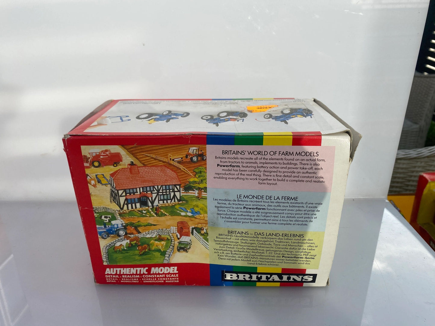 9555 Vintage Britains Animal Trailer transporter 1:32 scale boxed Image 5