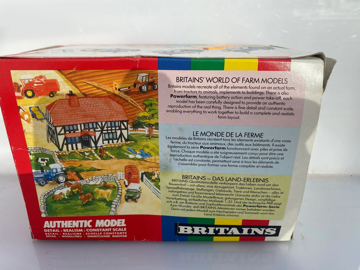 9555 Vintage Britains Animal Trailer transporter 1:32 scale boxed Image 6