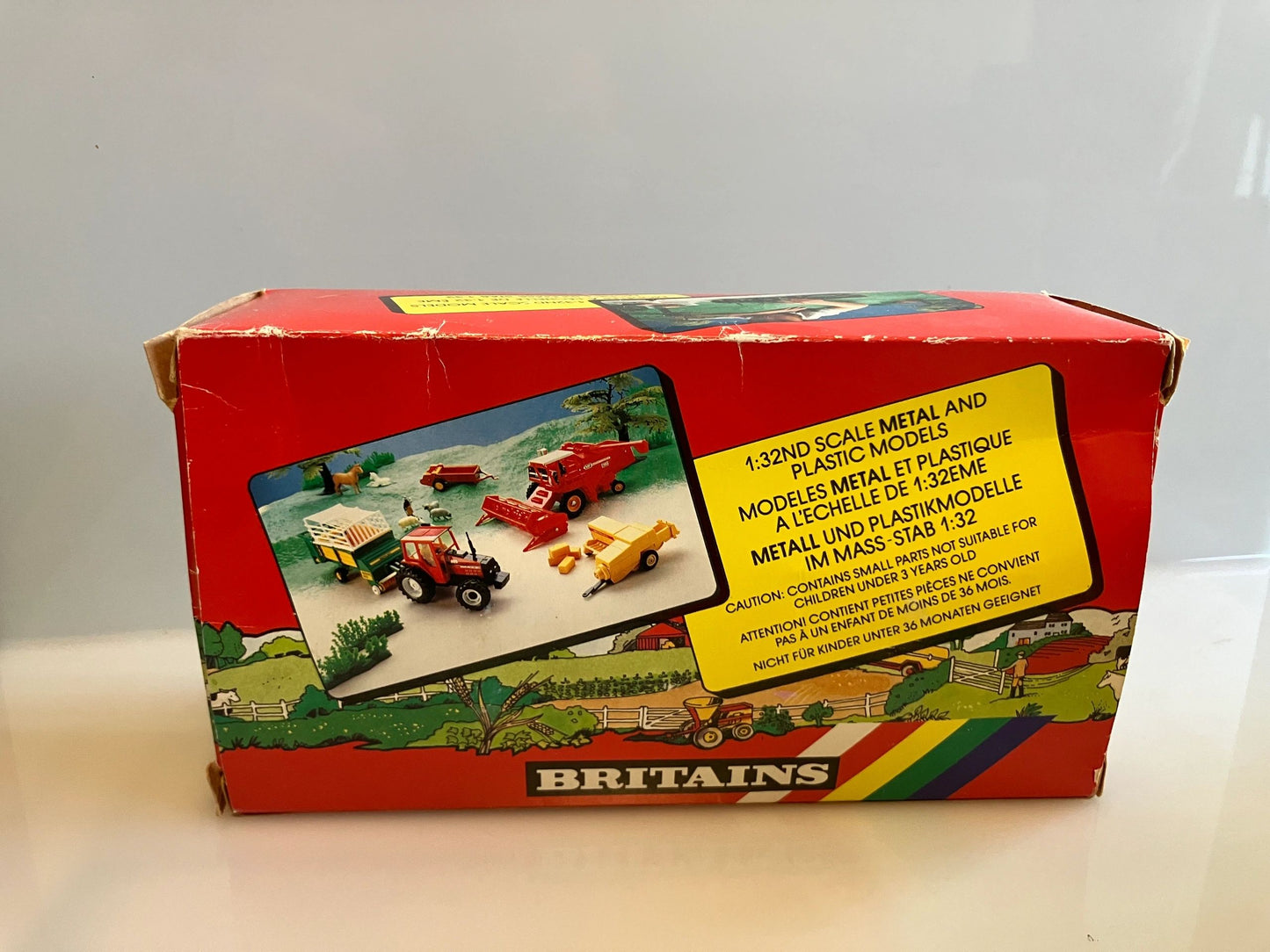9558 Vintage Britains 8 Wheeled Trailer 1:32 scale boxed Image 3