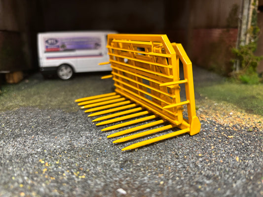MoneyCarrie Engineering Push pull Buck Rake 3 point linkage fitting version 1:32 scale Scratchbuilt