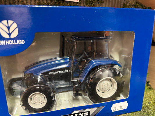 Britains New Holland TM 165 Tractor in original DEALER Box obsolete VINTAGE