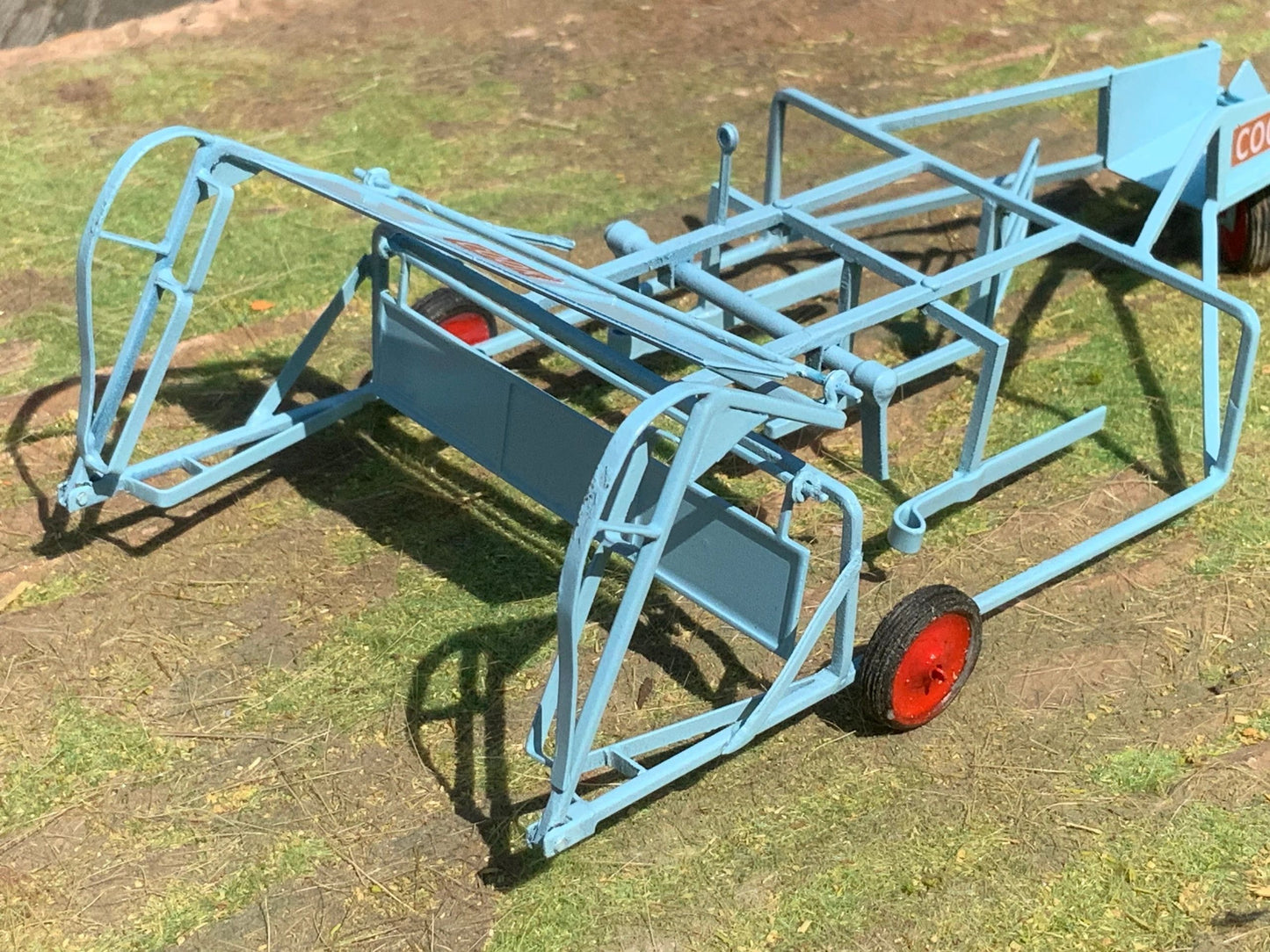 BLR Models Laser cut BRASS Scratch Built Cook 8 bale accumulator sledge 1:32 scale Image 9