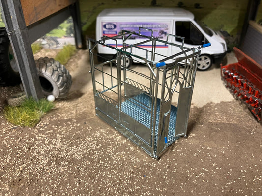 BLR Models Laser cut BRASS Scratch built Cattle Crushes 1:32 scale Galvanised Image 2