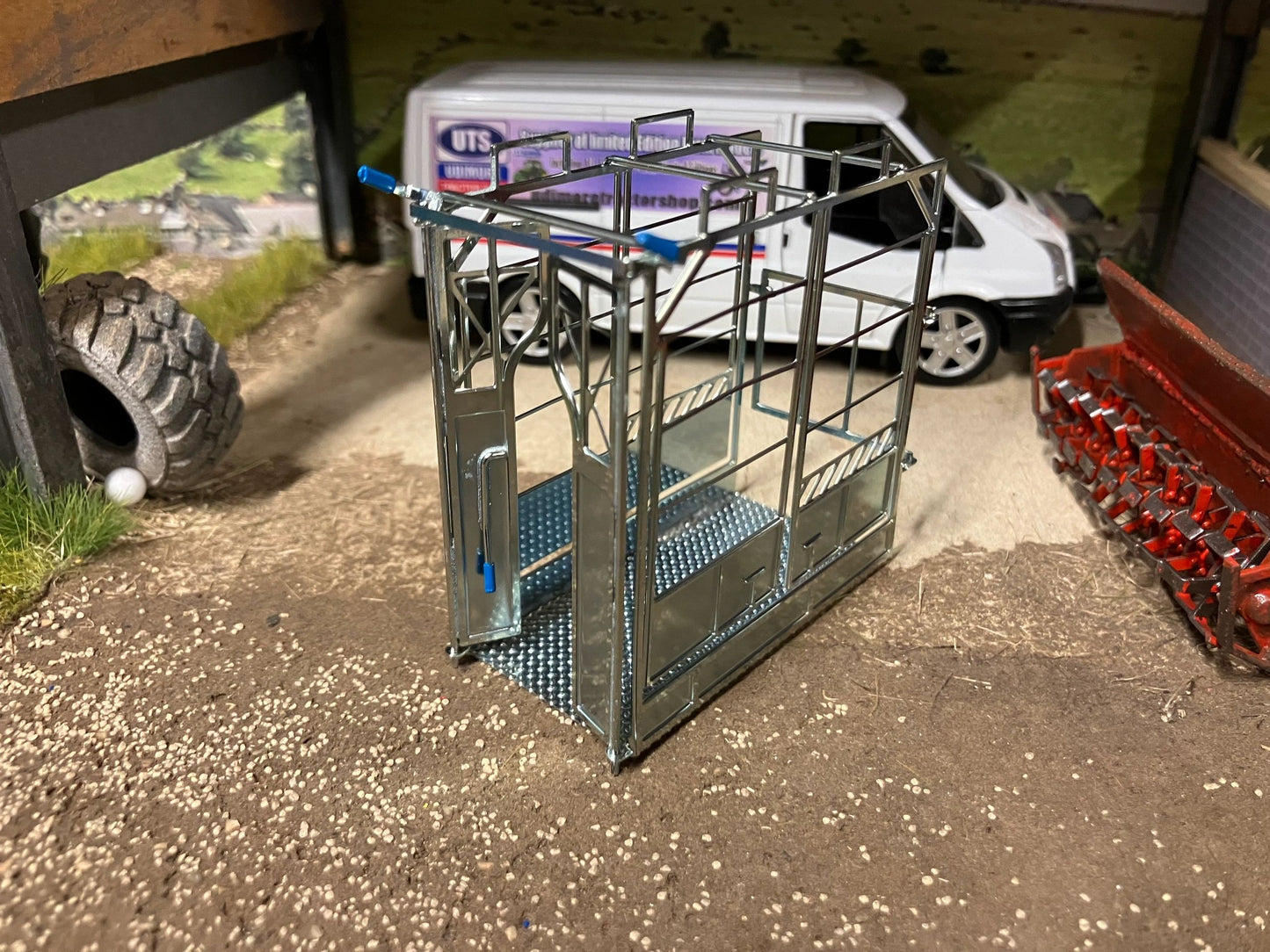 BLR Models Laser cut BRASS Scratch built Cattle Crushes 1:32 scale Galvanised Image 4