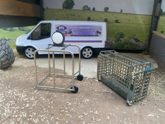 BLR Models Laser cut BRASS Scratch built Pig Scales 1:32 scale Galvanised Image 2