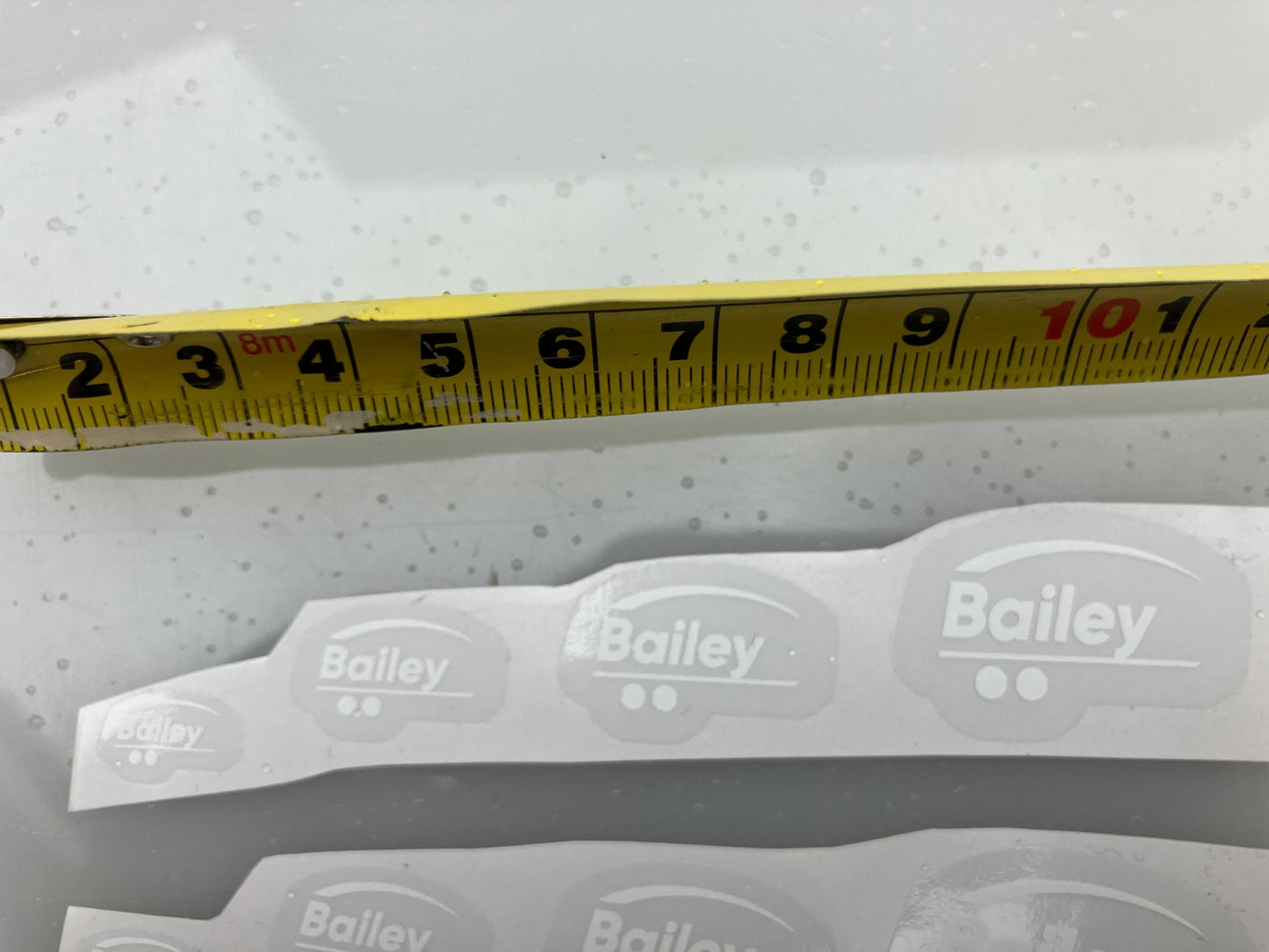 Bailey trailers pre cut professional High quality vinyl Decals white Bailey decals Image 3
