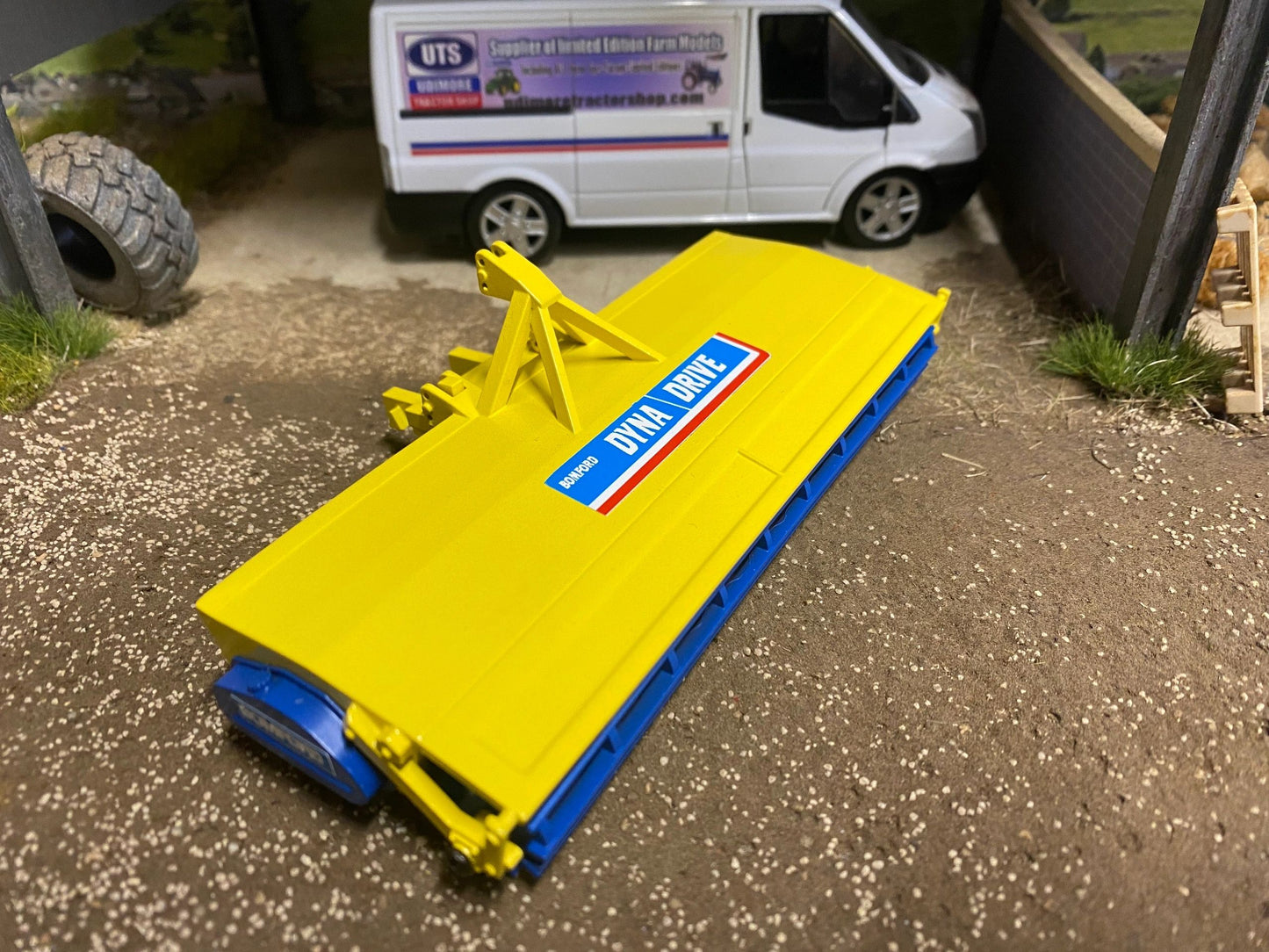 Bomford Dyna Drive 4m cultivator new version mk 2 scarifier rotavator Hand built 1:32 scale Image 2