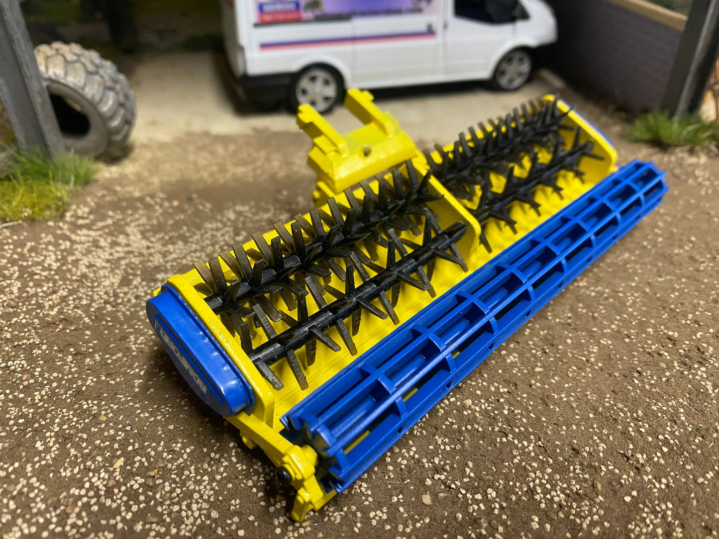 Bomford Dyna Drive 4m cultivator new version mk 2 scarifier rotavator Hand built 1:32 scale Image 4