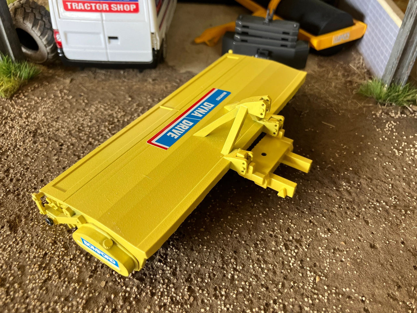 Bomford Dyna Drive 4m cultivator scarifier rotavator Hand built 1:32 scale Image 3