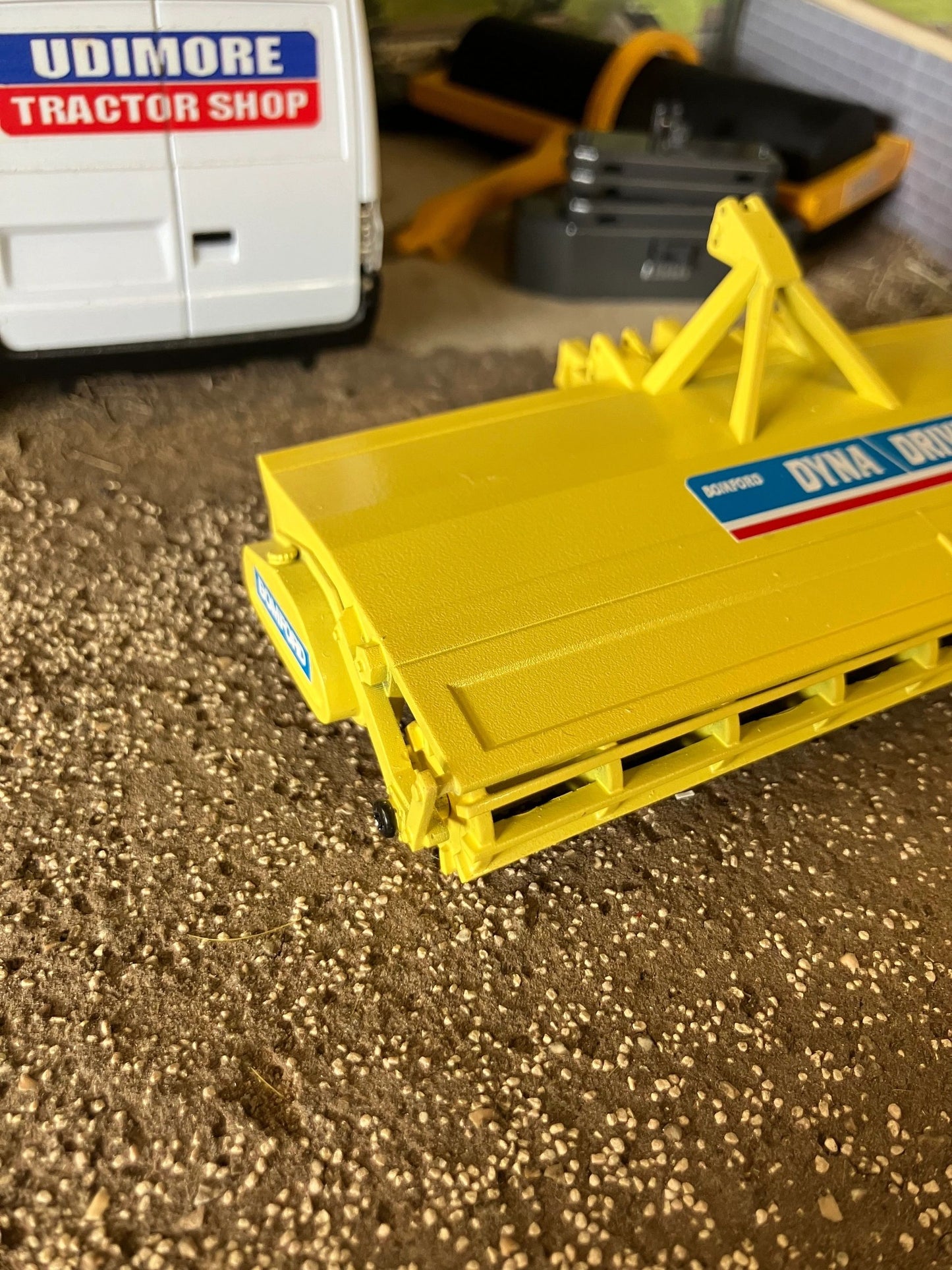 Bomford Dyna Drive 4m cultivator scarifier rotavator Hand built 1:32 scale Image 6