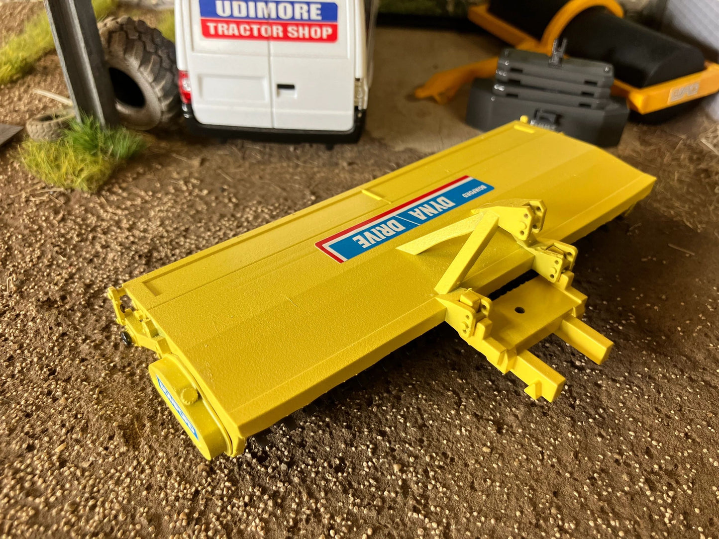 Bomford Dyna Drive 4m cultivator scarifier rotavator Hand built 1:32 scale Image 7