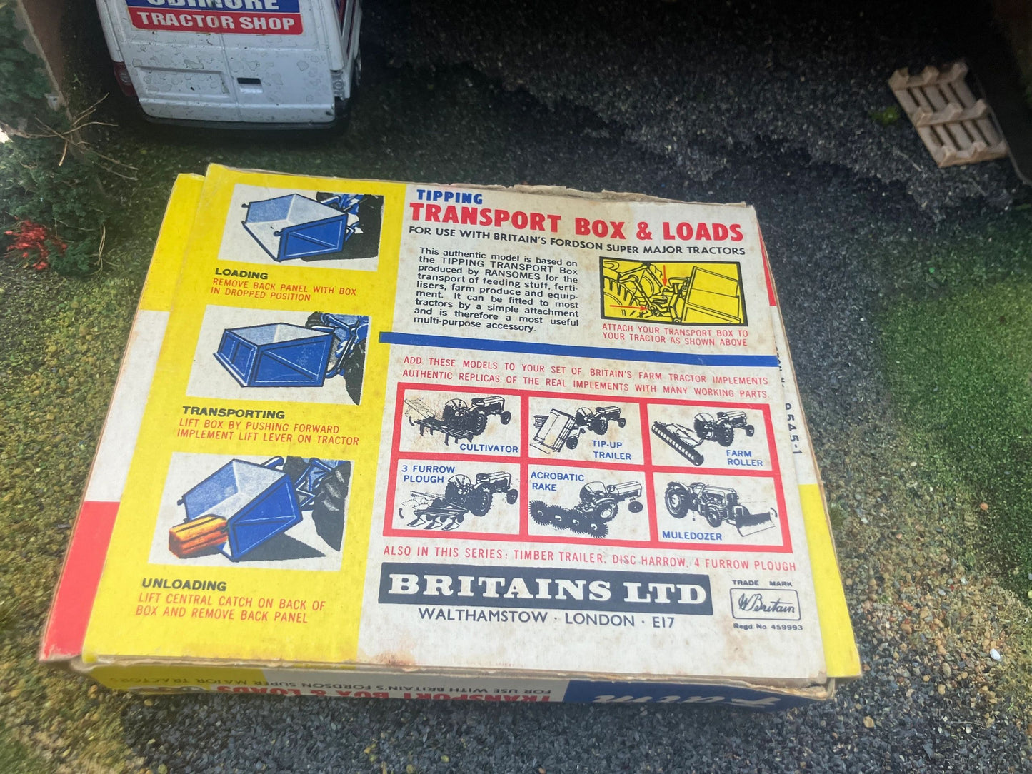 Britains Tipping Transport Box & loads set 1:32 scale boxed 9545 Image 5