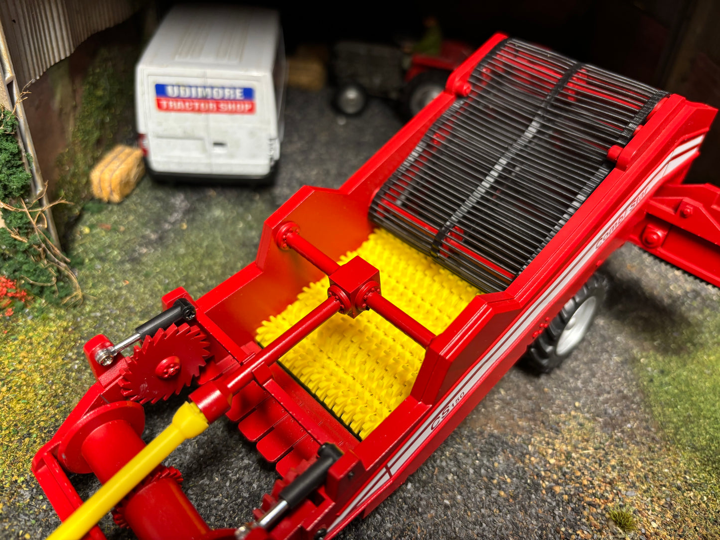 Scratch Built CS150 Combi Star Destoner Hand built 1:32 scale rear stone discharge box