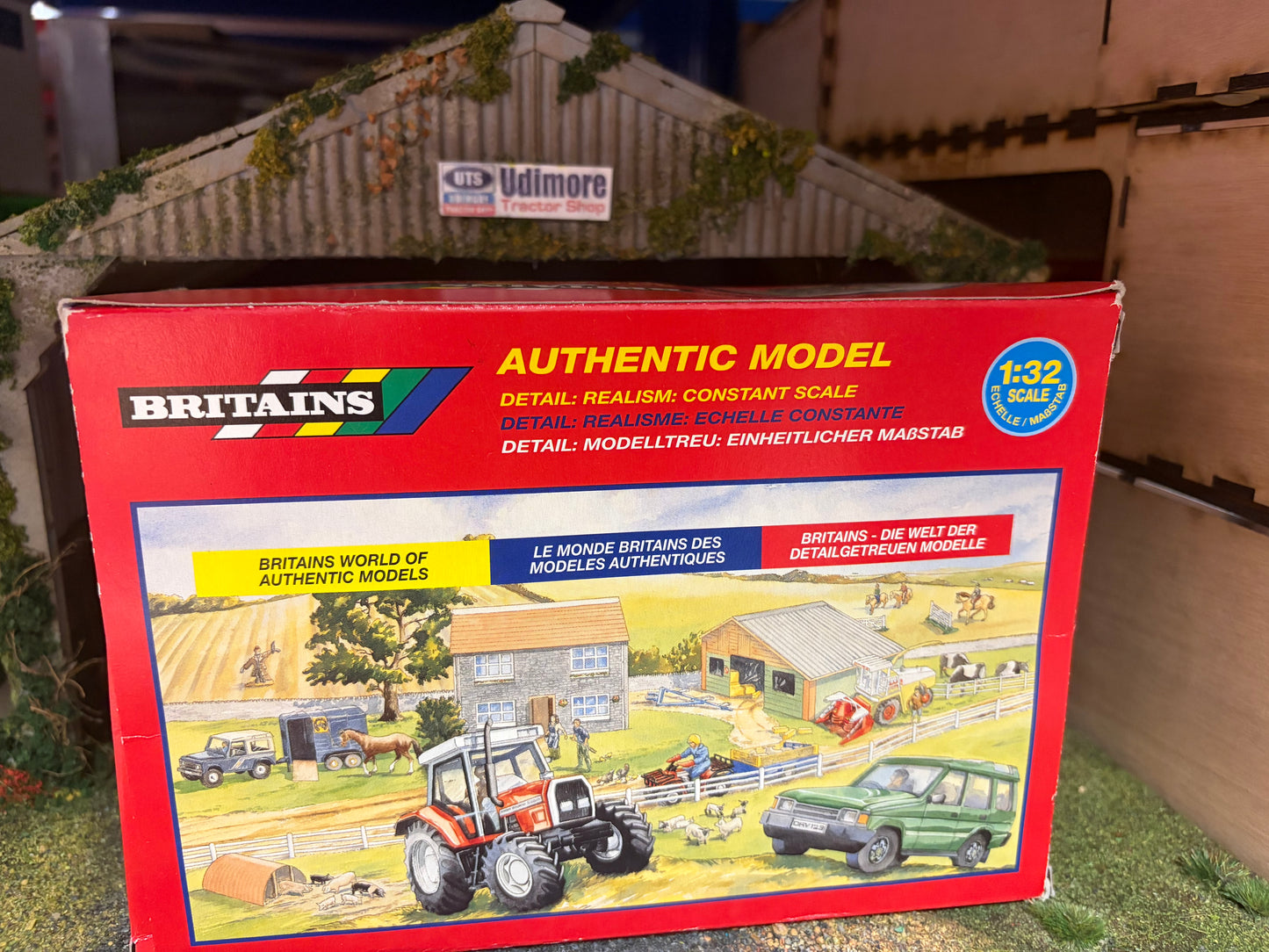 Vintage Britains Massey Ferguson 6180 Tractor 9491 Original Box Obsolete 1:32 Scale