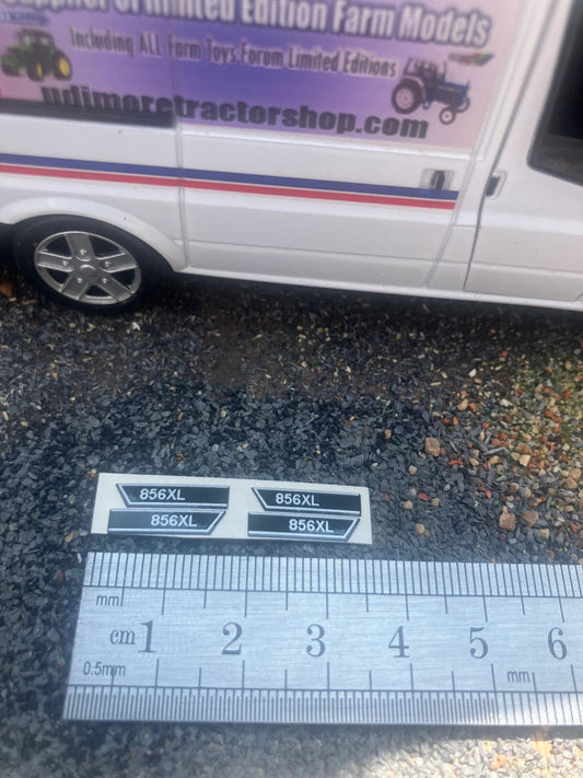 CASE IH 856xl Tractor bonnet decals 1:32 scale High quality vinyl 20 decals x Agricultural Tractor trailer farm machinery decals Image 2