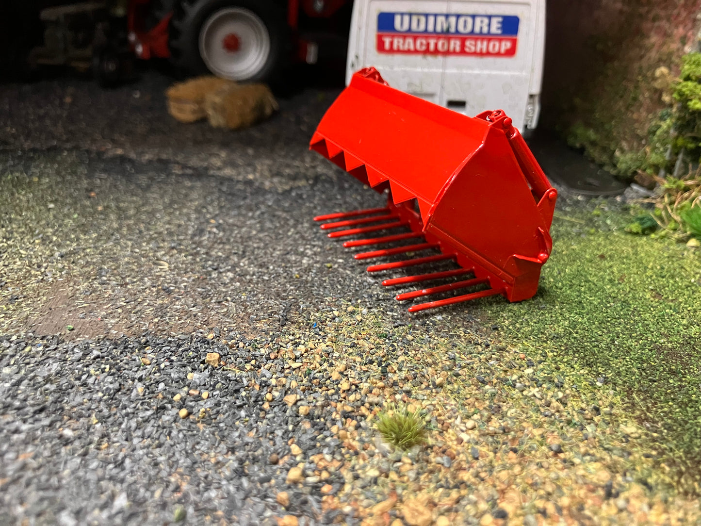 BRASS Scratchbuilt Shear Grab Block Cutter 2 ram version 1:32 scale Handbuilt Perfect 32 loader
