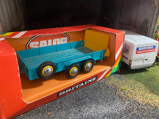 9553 Vintage Salop low loader trailer 1:32 scale boxed