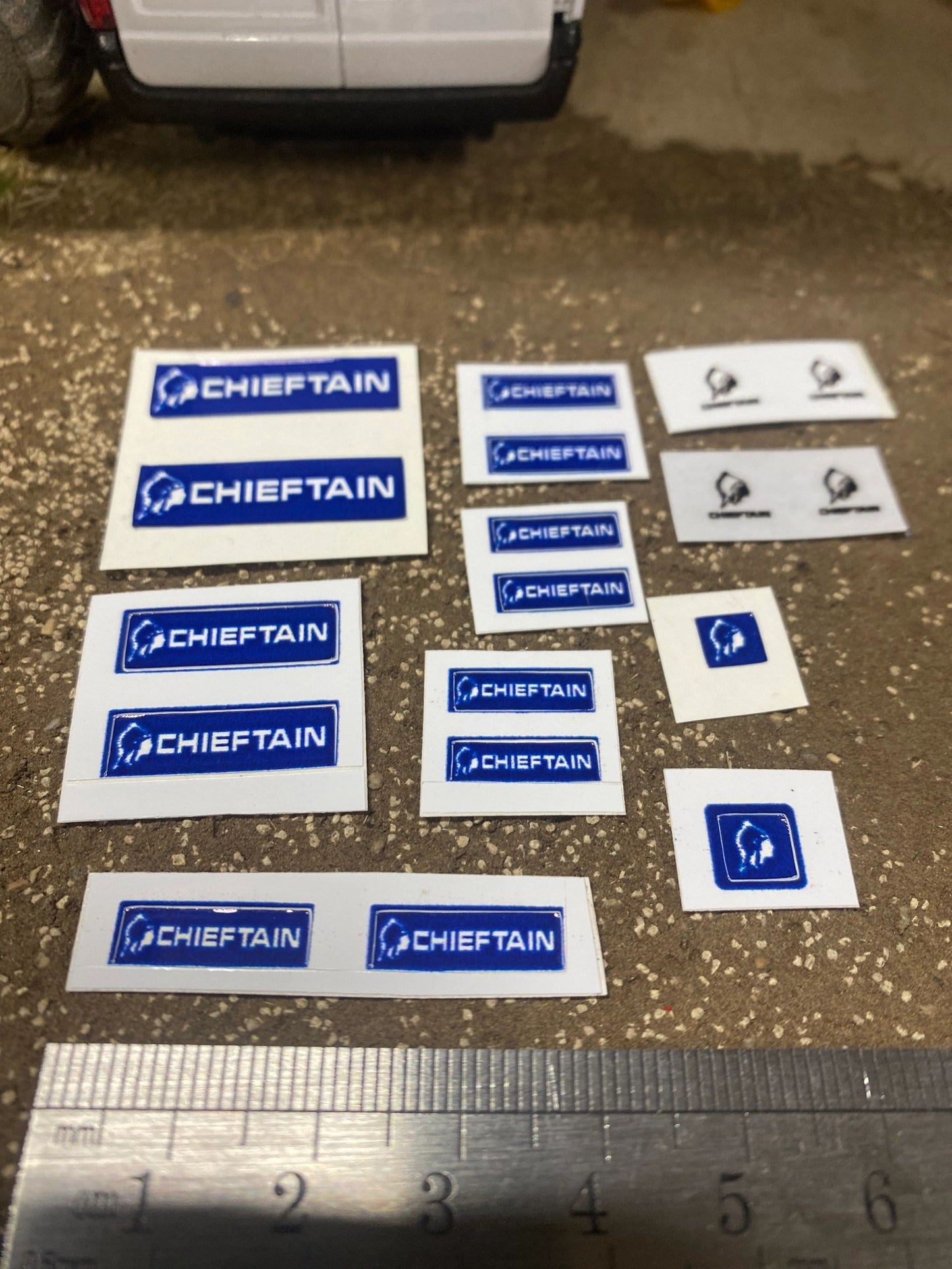 Chieftain trailers farm machinery x 18 Professional pre cut High quality vinyl huge pack decals farm machinery decals Image 2