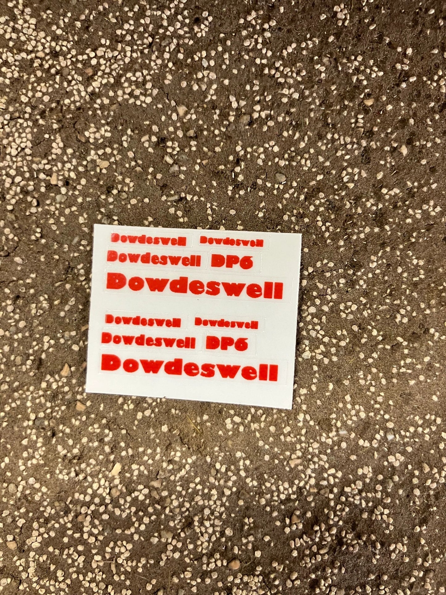 Dowdeswell DB6 pre cut professional High quality vinyl pack 10 x sticker set Dowdeswell DP6 plough farm machinery decals 1:32 scale Image 3