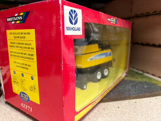 Vintage Britains New Holland BB960A Big Square Baler 42171 Original Box Obsolete Rare 1:32 Scale