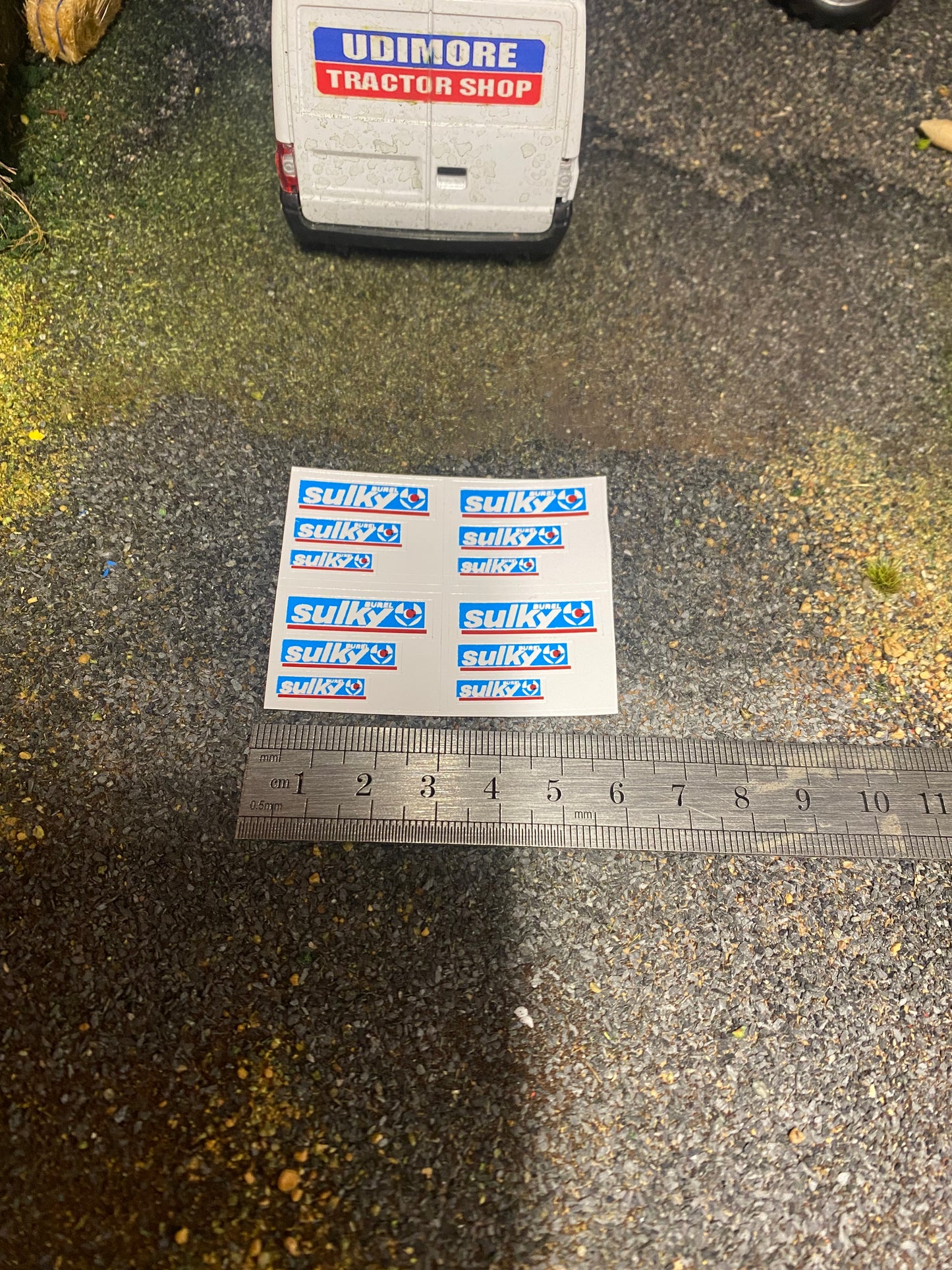 Sulky Farm Machinery pre cut High quality vinyl 12 decals farm machinery stickers 1:32 scale