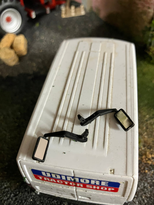 Fendt Tractor Mirrors Pair 1:32 Scale Farm Machinery Truck Spare Parts