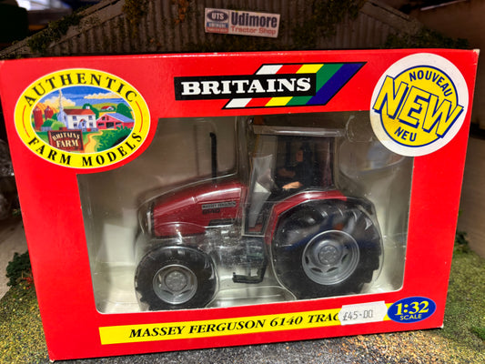 Vintage Britains Massey Ferguson 6140 Tractor 9449 Original Box Obsolete 1:32 Scale