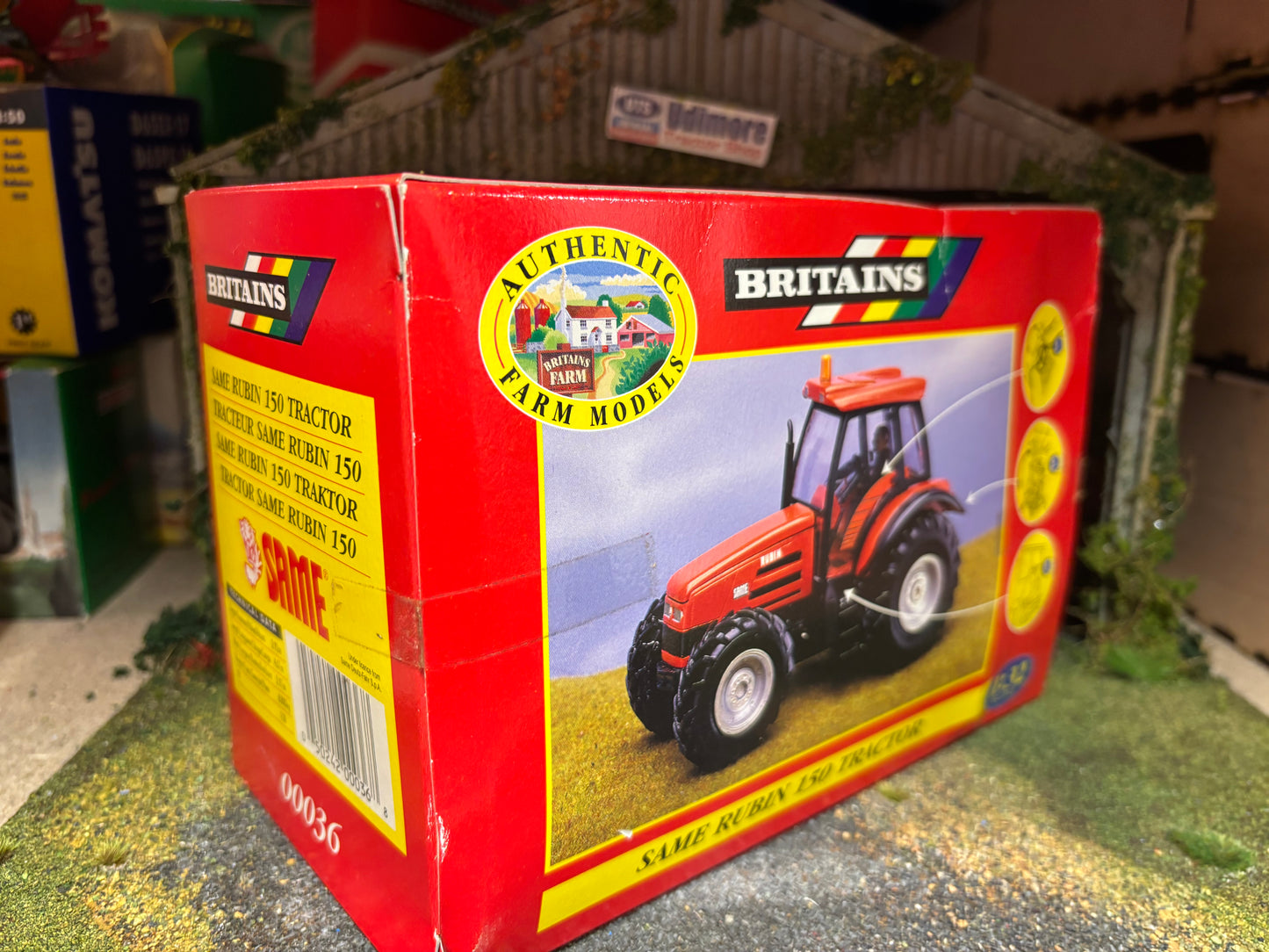 00036 VINTAGE Britains SAME Rubin 150 Tractor 1:32 scale obsolete