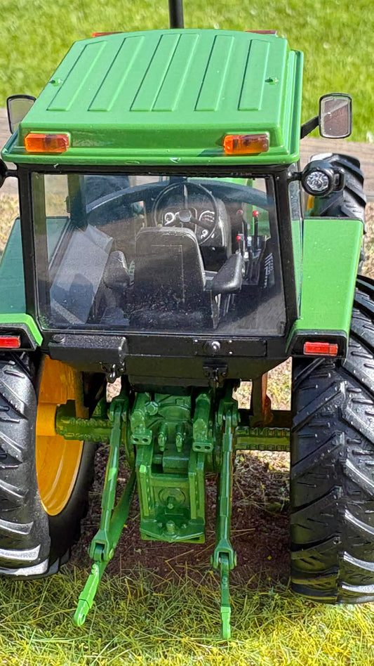 Scratch-built 1:32 John Deere 4040 4WD Mk 2 tractor, UK spec, MAP Miniagripassion, front view