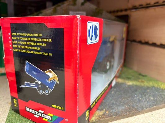 42701 Britains Kane Grain Trailer 1:32 Scale Boxed Obsolete Vintage