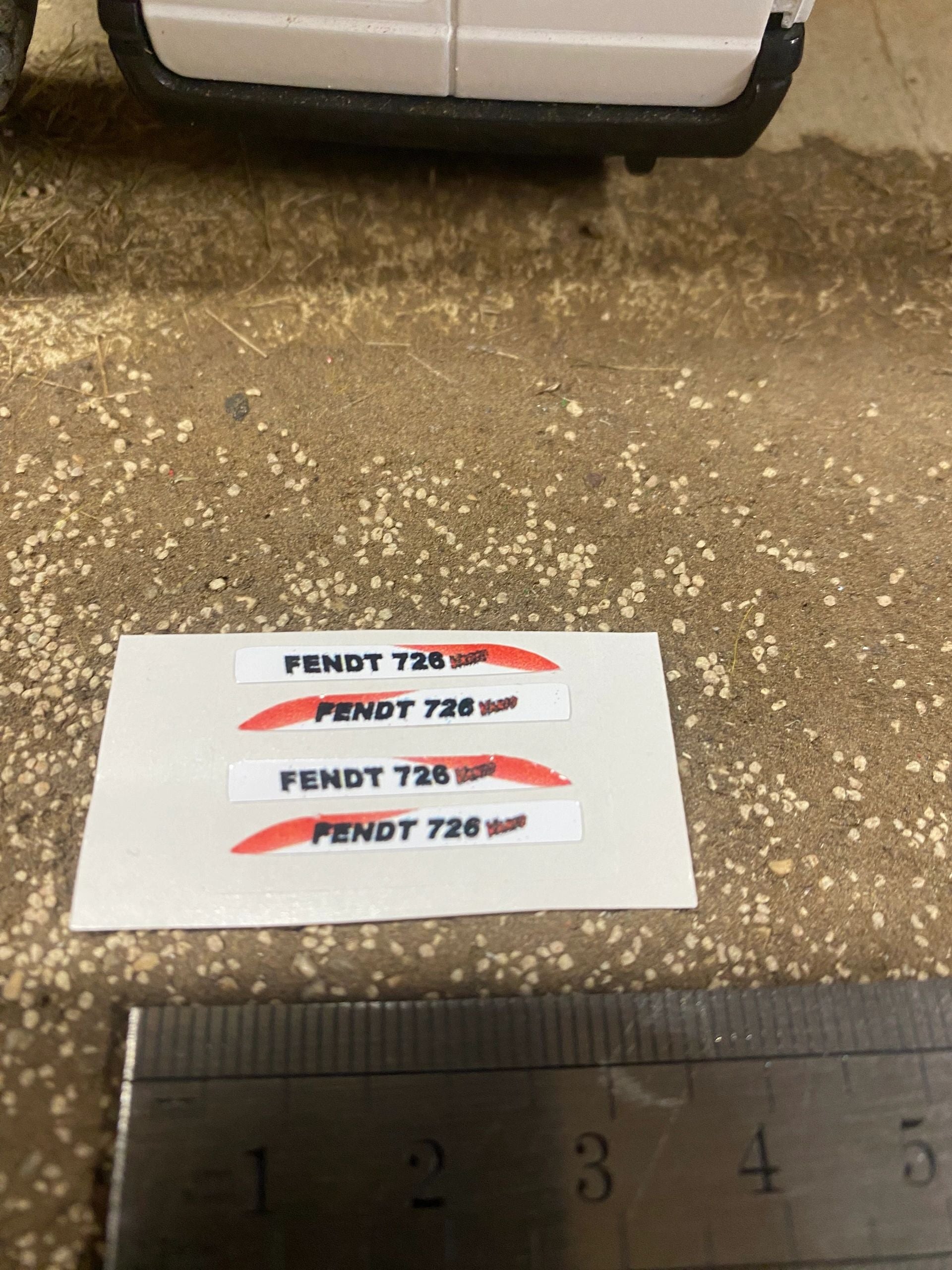 Fendt 726 vario Tractor decals Professional pre cut High quality vinyl farm machinery decals 1:32 scale Image 2