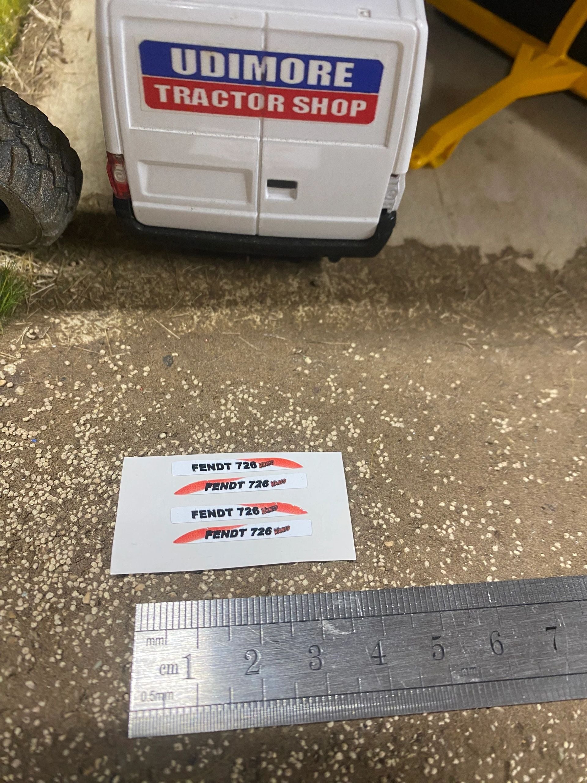 Fendt 726 vario Tractor decals Professional pre cut High quality vinyl farm machinery decals 1:32 scale Image 3