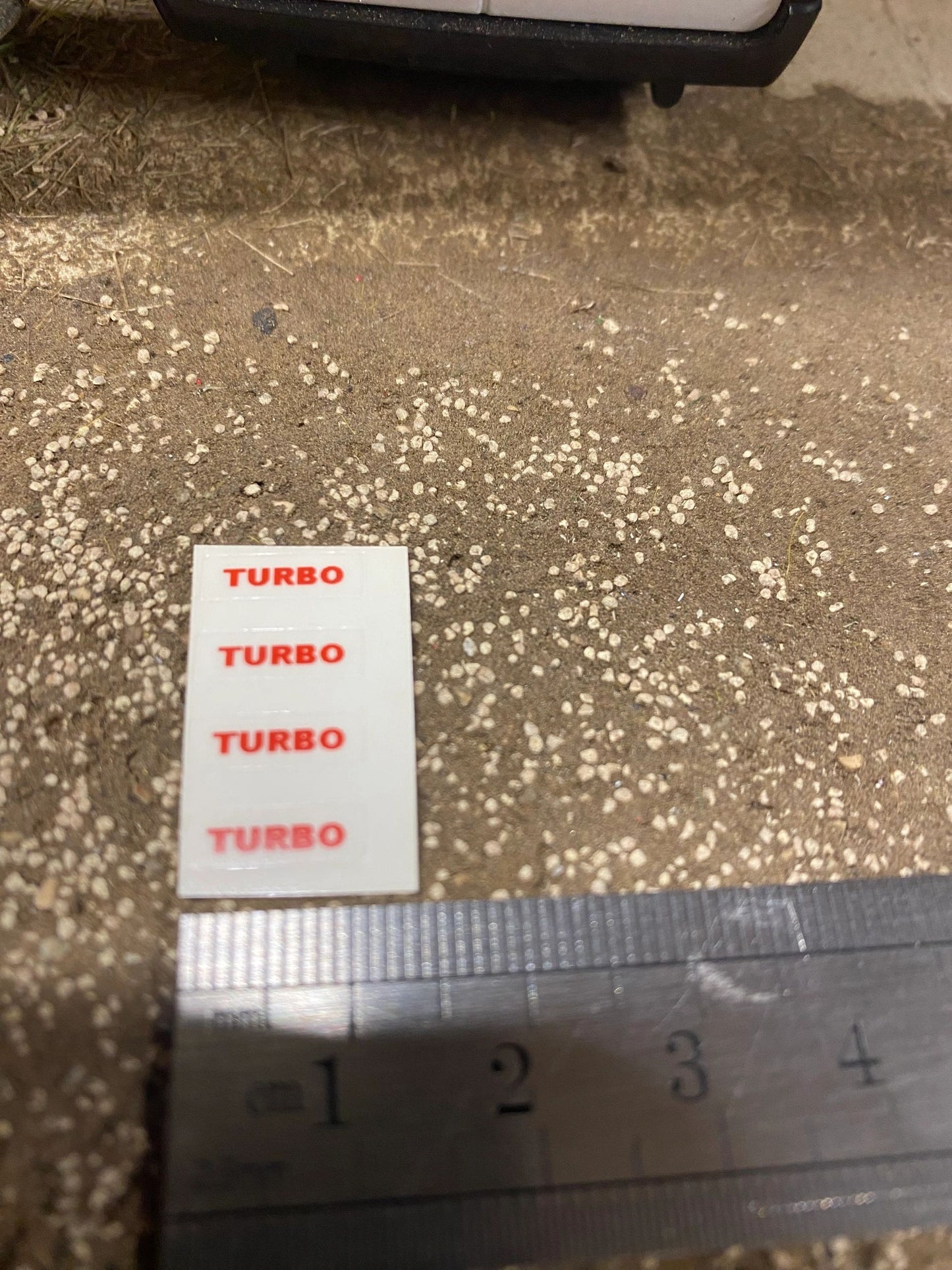 Fendt Tractor red Turbo decals Professional pre cut High quality vinyl farm machinery decals 1:32 scale Image