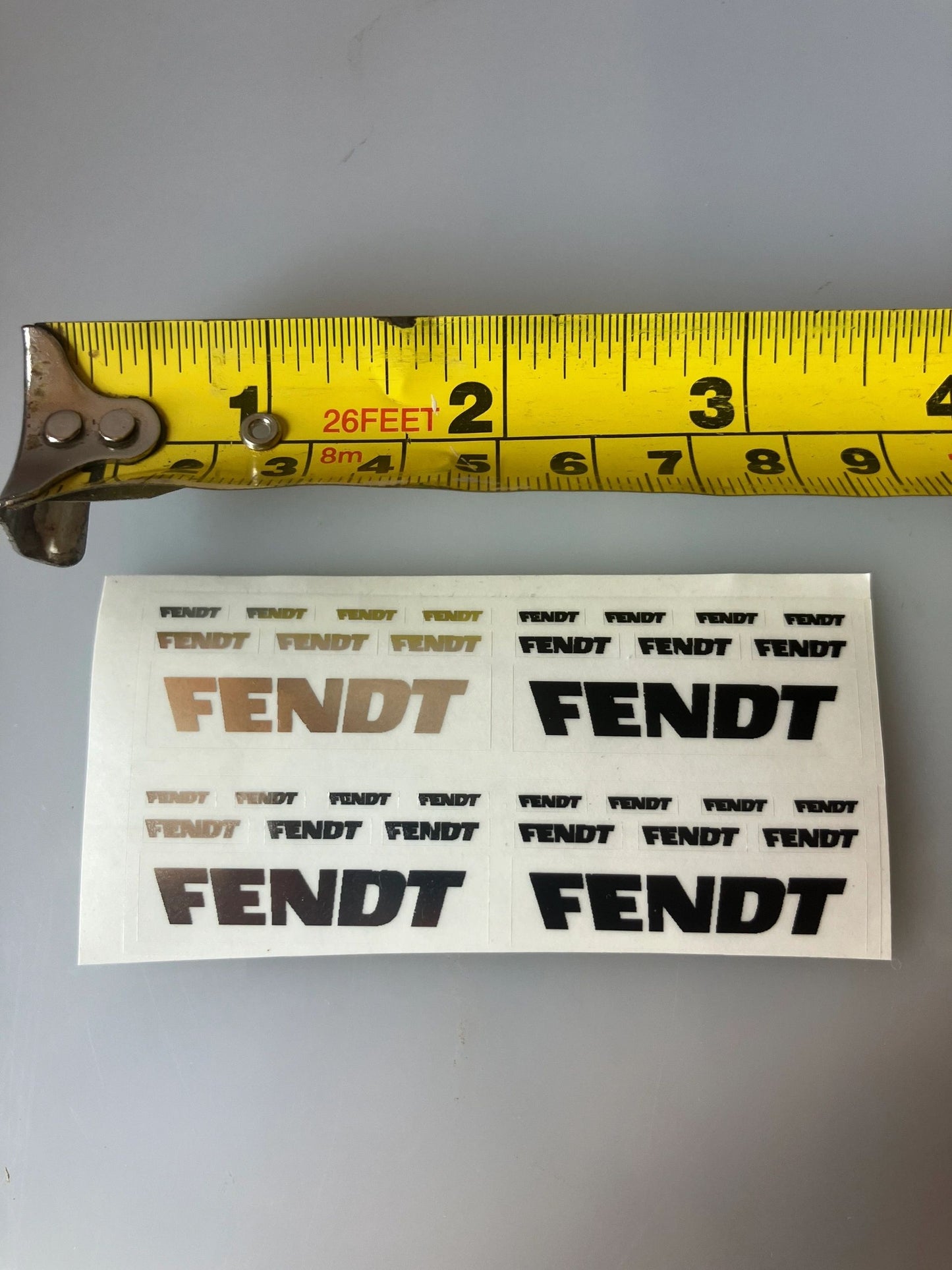 Fendt harvester Tractor decals Professional pre cut High quality vinyl 32 x farm machinery decals 1:32 scale Image