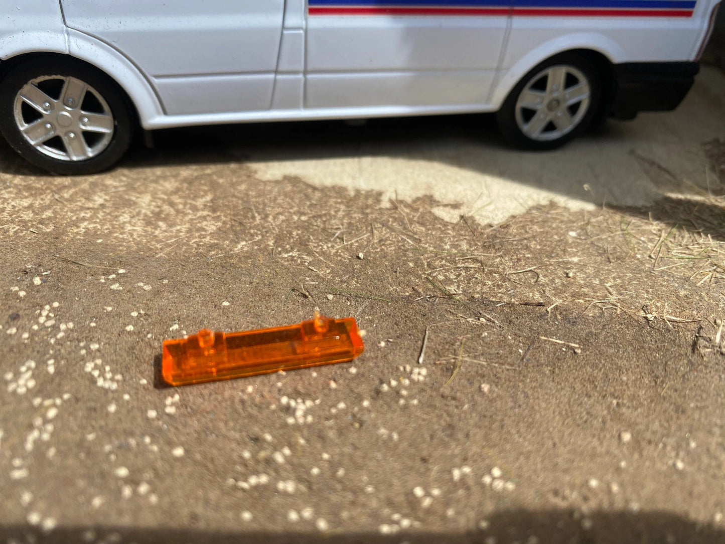Flashing light bar lamp beacon 22mm tractor truck 1:32 scale Image