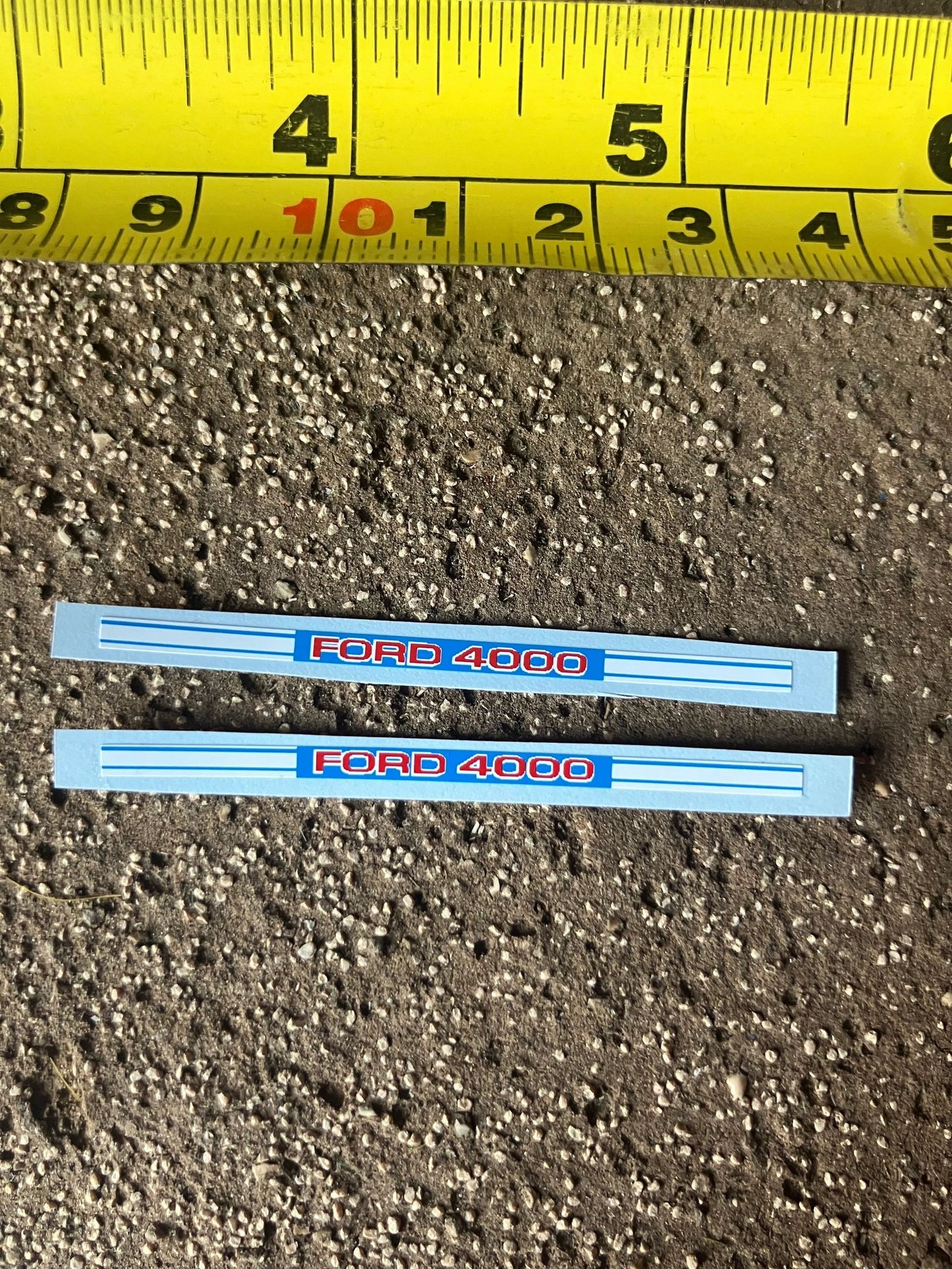 Ford 4000 Tractor 55mm Professional pre cut High quality vinyl bonnet decals farm machinery Britains decals 1:32 scale Image 3