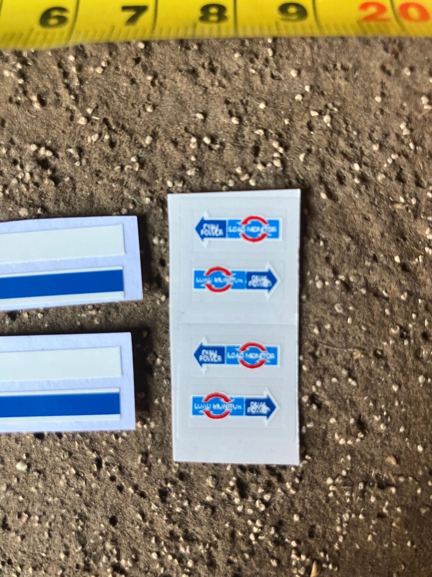 Ford 5600 Pre cut Professional High quality vinyl 8 x bonnet decals farm machinery Britains 1:32 scale Image 3