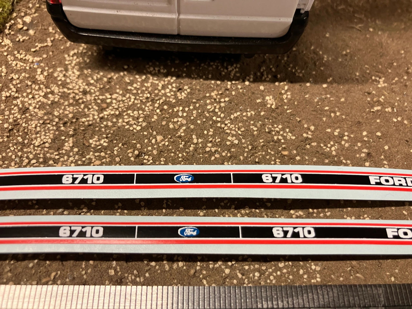 Ford 6710 mk 2 Tractor Professional pre cut High quality vinyl bonnet decals farm machinery Britains decals 1:32 scale Image 3