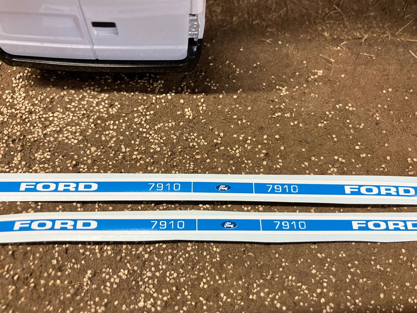 Ford 7910 mk 1 Tractor Professional pre cut High quality vinyl bonnet decals farm machinery Britains decals 1:32 scale Image 2