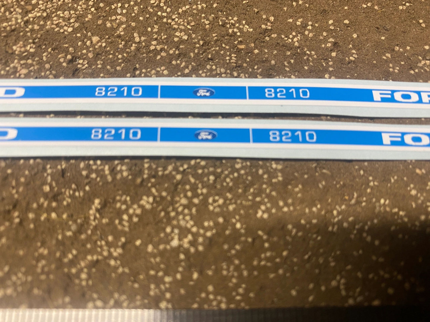 Ford 8210 mk 1 Tractor Professional pre cut High quality vinyl bonnet decals farm machinery Britains decals 1:32 scale Image 4