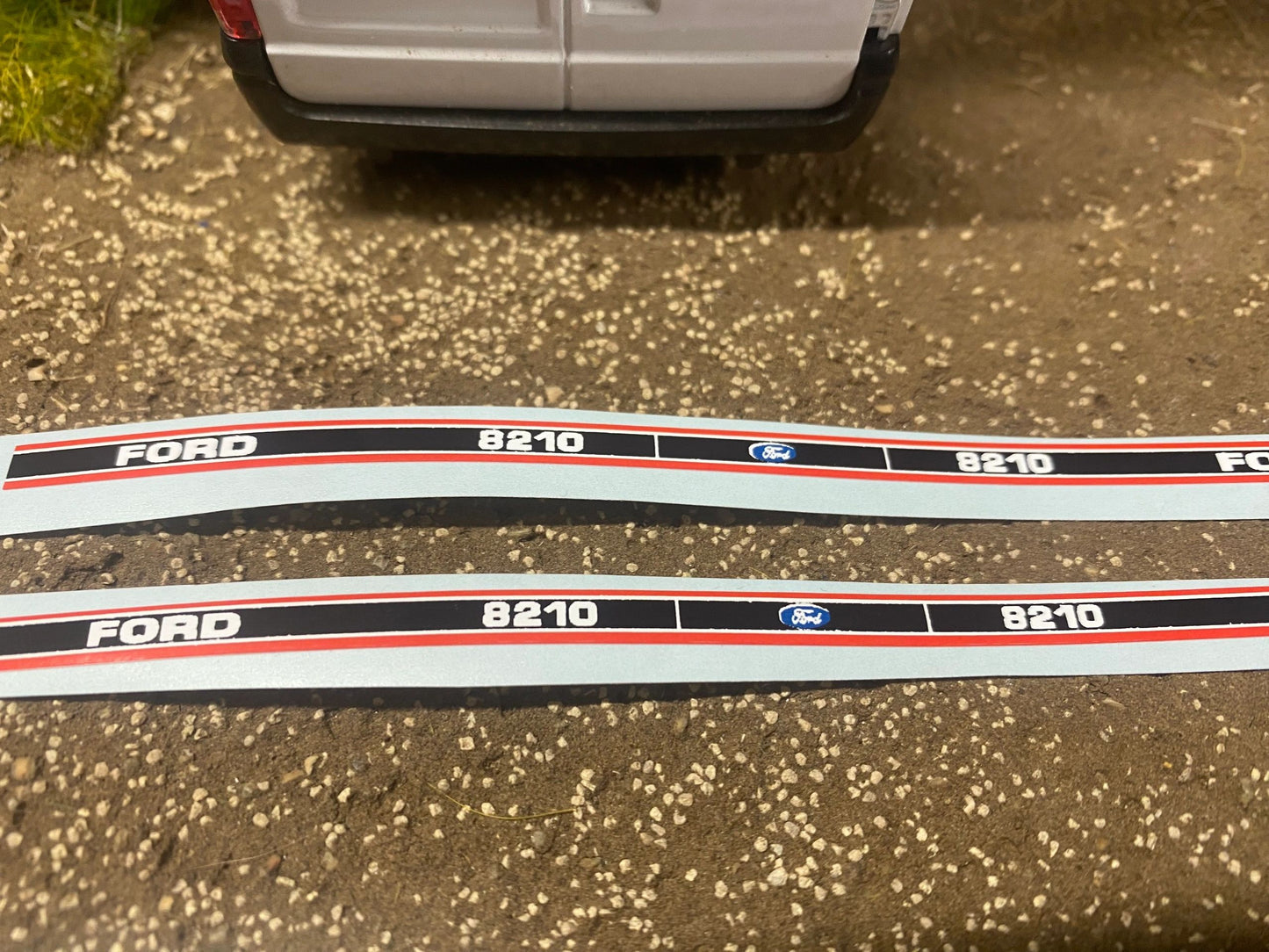 Ford 8210 mk 2 Tractor Professional pre cut High quality vinyl bonnet decals farm machinery Britains decals 1:32 scale Image 3