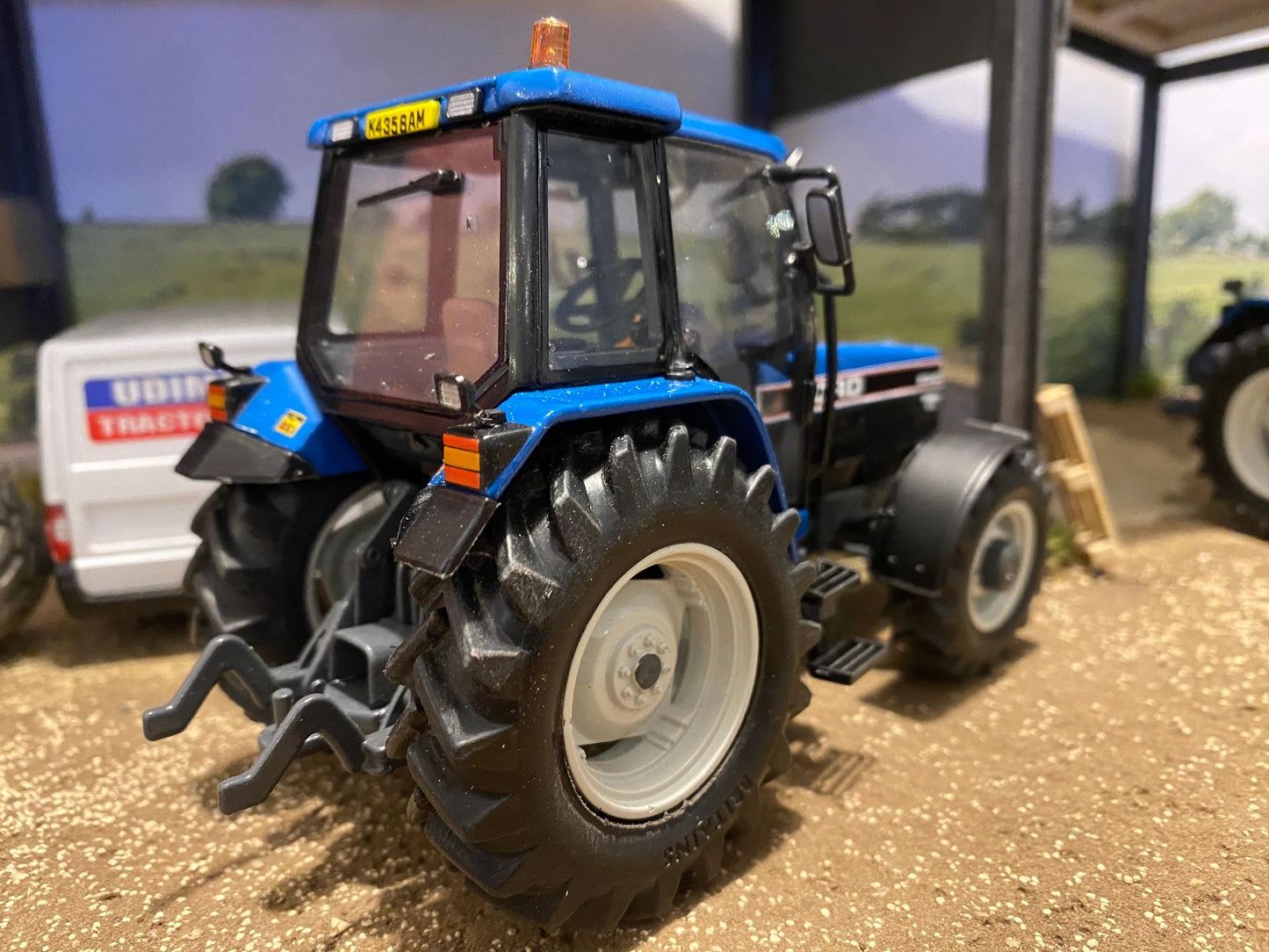 Ford 8340 Tractor front weight Blue Roof BIG wheels Tractor Conversion 1:32 scale Image 4